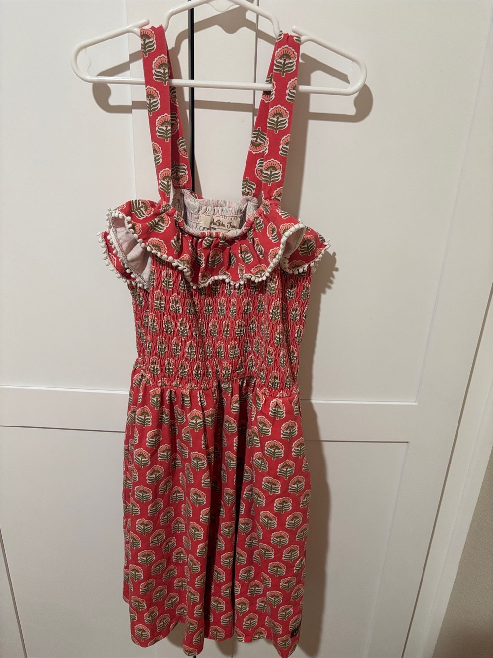 Matilda Jane Red and Pink Floral Kids Dress
